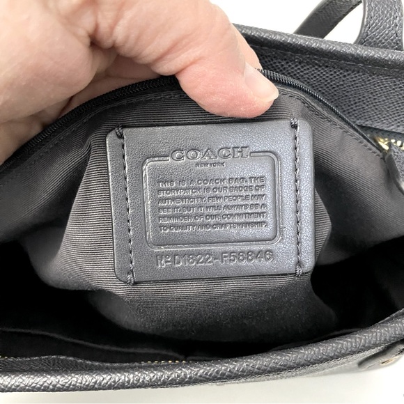 Coach City Zip Tote Midnight Navy Blue Style #F58846 - Picture 15 of 17